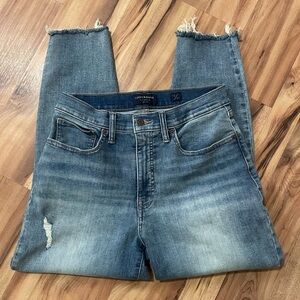 Lucky Brand Bridgette High Rise Crop Sz 12